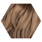 Coloration cheveux blond doré irisé 7.32