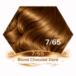 Coloration cheveux Blond chocolat doré 7/65