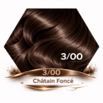 Coloration cheveux châtain foncé 3/00